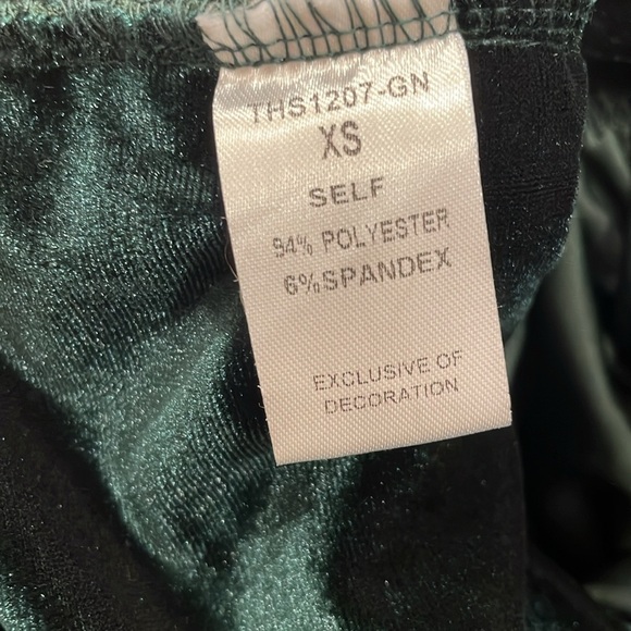 Velvet long sleeve blouse - Picture 4 of 5